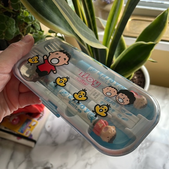 SANRIO Minna No Tabo - utensil set AS IS - Picture 5 of 6